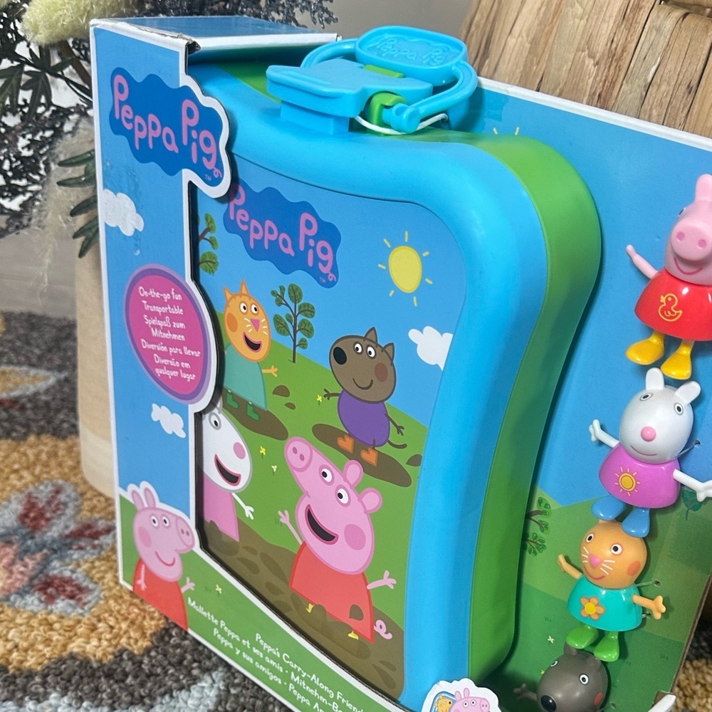 New Peppa Pig Adventure Travel Carry Along Friends and Case Limited Edition Set - Picture 12 of 15